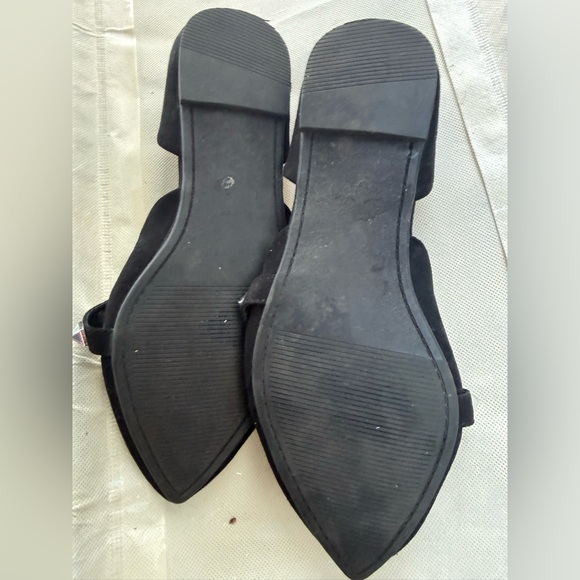 Torrid Studded Rocker Chic D'Orsay Flats 7 punk stud goth shoes WIDE - Picture 4 of 4